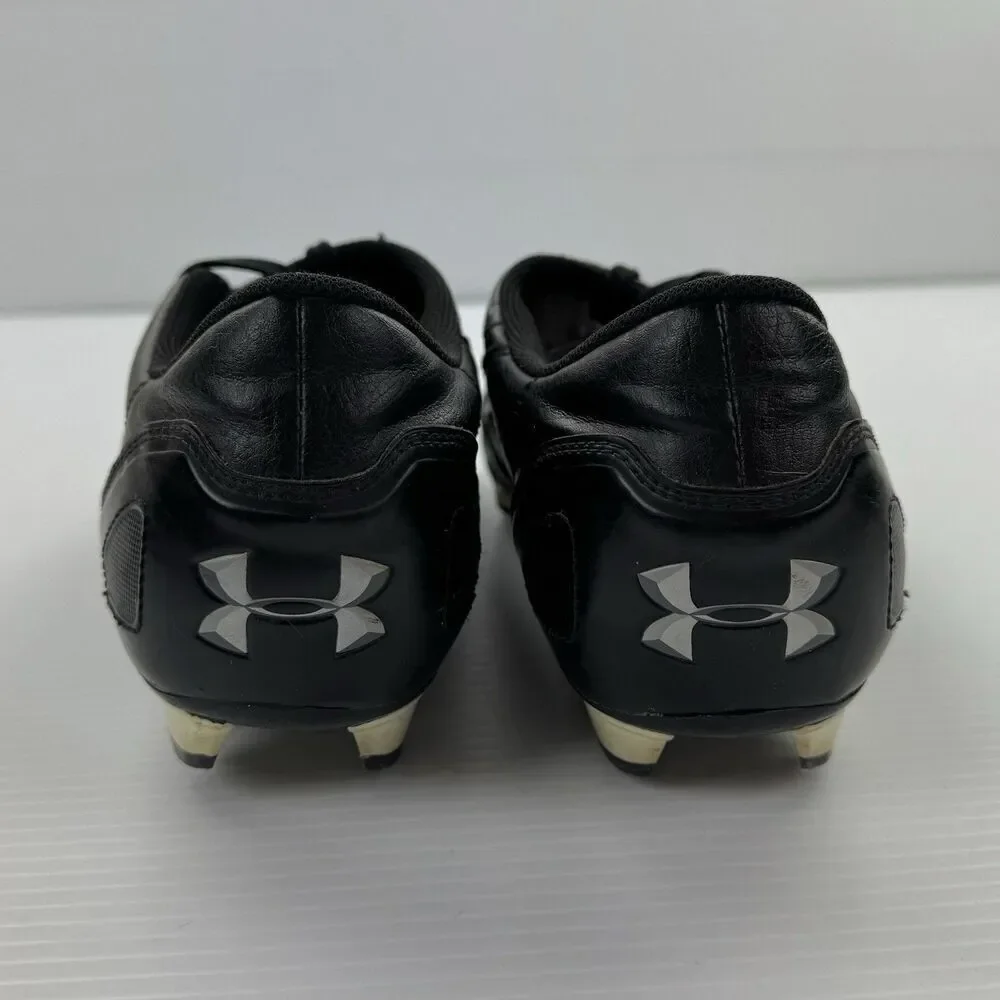 Under Armour Soccer Cleats Mens 12 Black Molded Stud Football